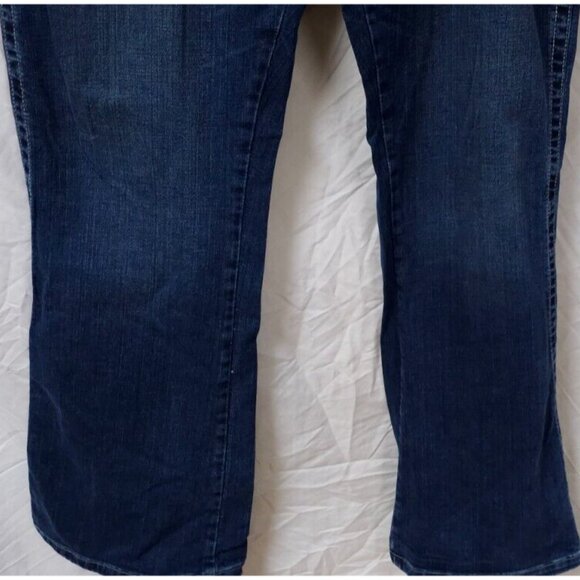 WRANGLER Sadie Womens 15 X 34 Mid Rise Thick Stitch Med Wash Bootcut Jeans W40 - Picture 3 of 8